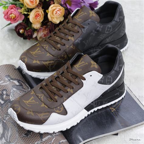 louis vuitton run away sneakers brown